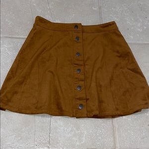 Forever 21 suede high waisted skirt